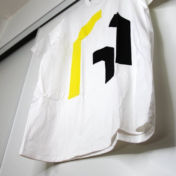 BNWT AW18 JUNYA WATANABE BLACK AND YELLOW PRINT TSHIRT M - Picture 6 of 12